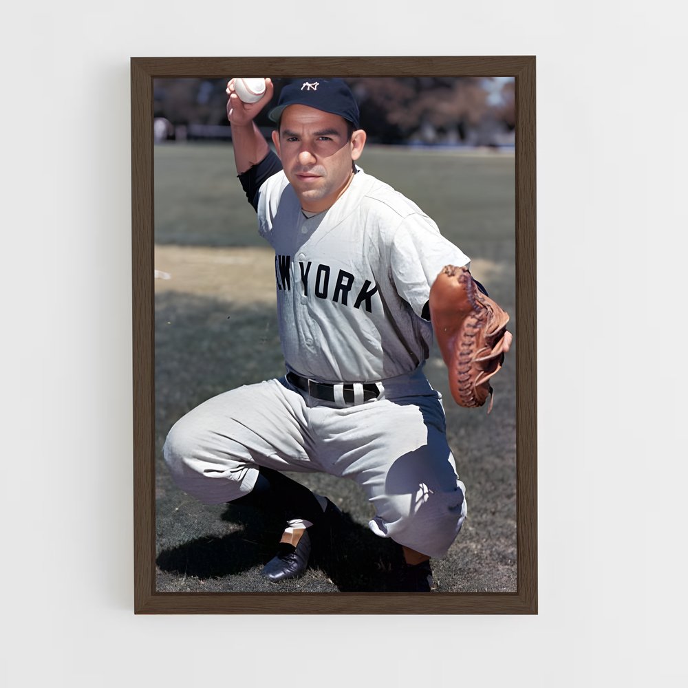 Poster Yogi berra – affiche Baseball (vue 5)